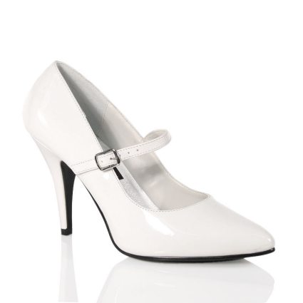 Pumps weiss Lack �bergr�ssen 41,42,43,44,45,46,47
