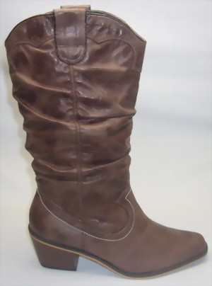 Damen Westernstiefel braun
