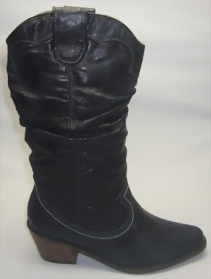 Damen Westernstiefel schwarz