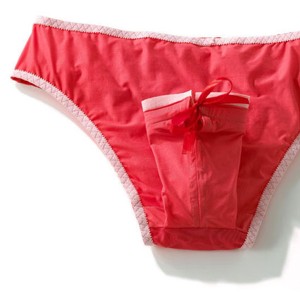 Amoluxury Partygirl roter Slip mit Versteck