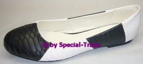 Tolle Ballerinas in schwarz - weiss