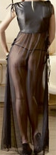Transparentes Kleid Tuell