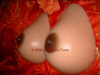 F�llige Silicon-Busen D+