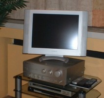 Unterhaltung mit Musik oder auch DVD's...