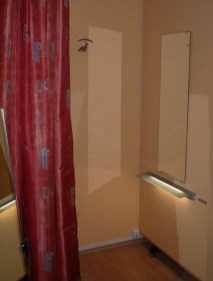 Umkleidekabine mit viel Platz...