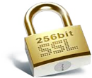 Alle erfassten Bestelldaten werden mit 256Bit-Verschlüsselung über unseren Sicherheitsserver  übertragen - TOP-SICHER!